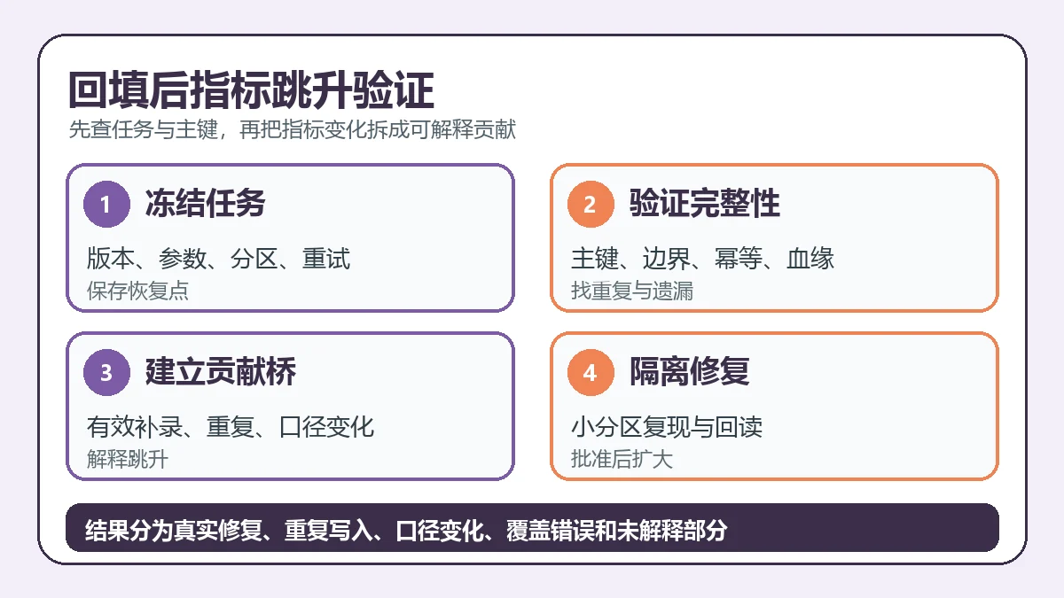 回填后指标跳升验证