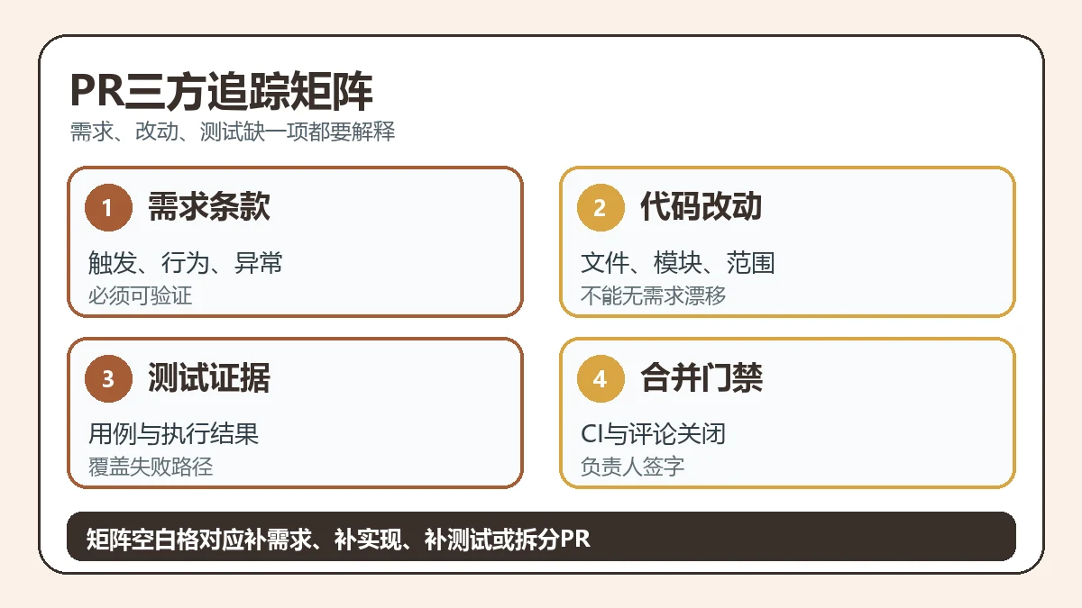 PR三方追踪矩阵