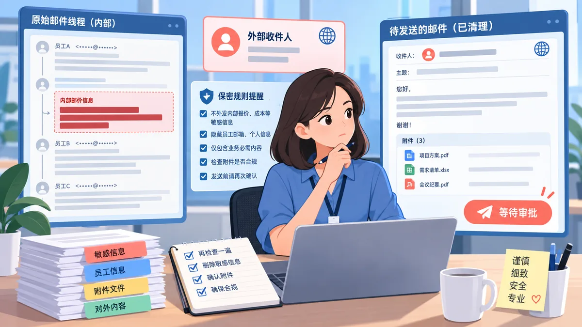 转发邮件给外部人员前，AI能查出哪些内部信息不该带出去？ - 技能提升网