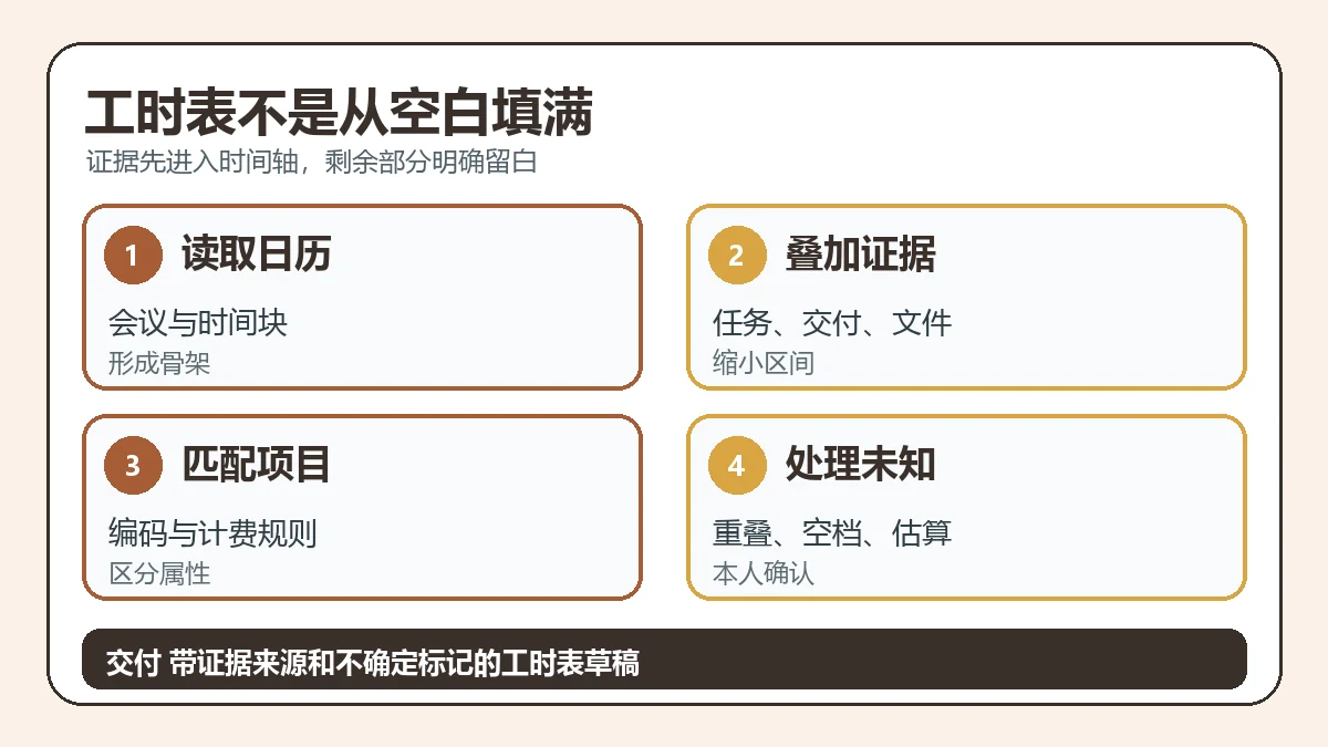 工时表不是从空白填满