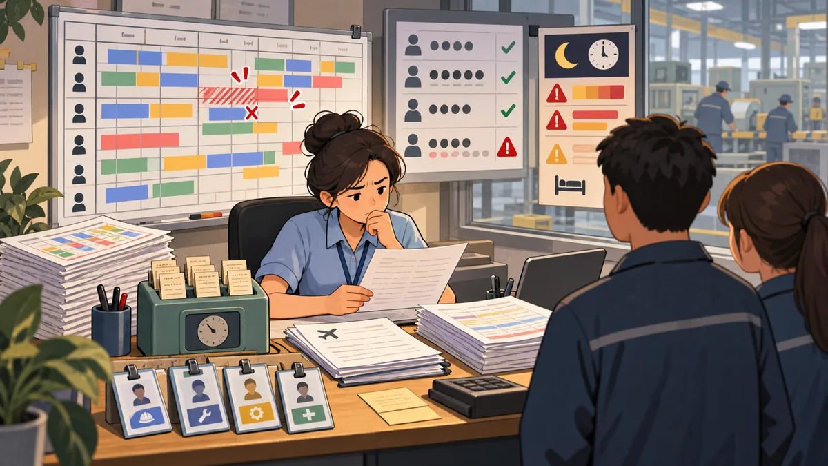 员工连续加班后还要临时调班，AI能先查出哪些排班会触碰工时红线吗？ - 技能提升网
