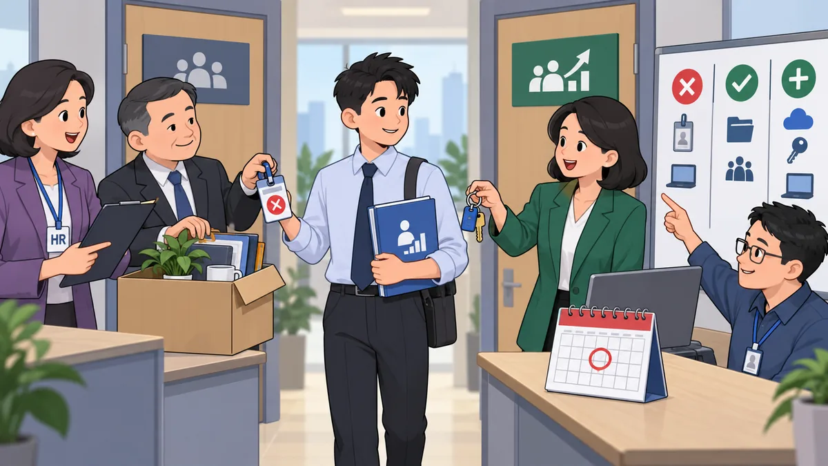 协调员工内部调岗的 HR、直属经理和 IT 管理员在员工从一个部门转入另一个部门，旧职责结束但劳动关系不终止时暂停操作并核对关键证据