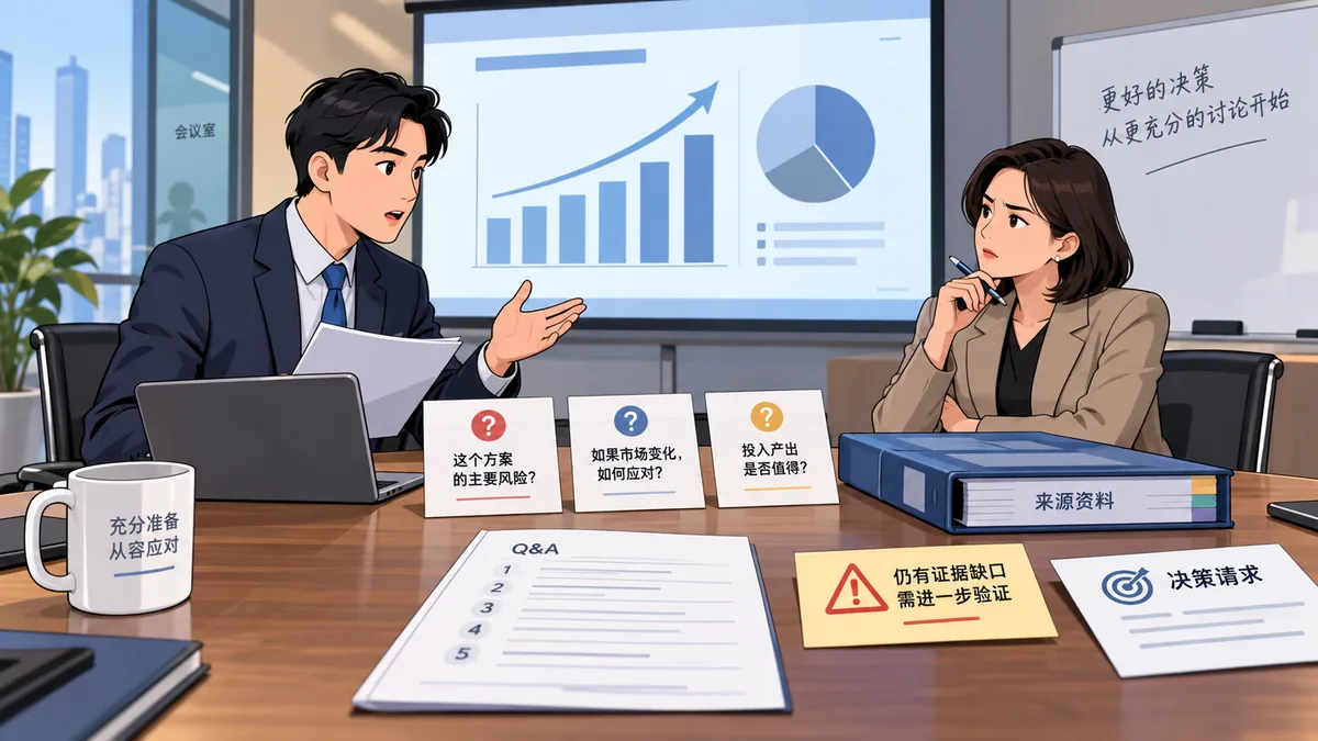 汇报前最怕领导追问，AI能根据PPT先准备哪些问题和证据？ - 技能提升网