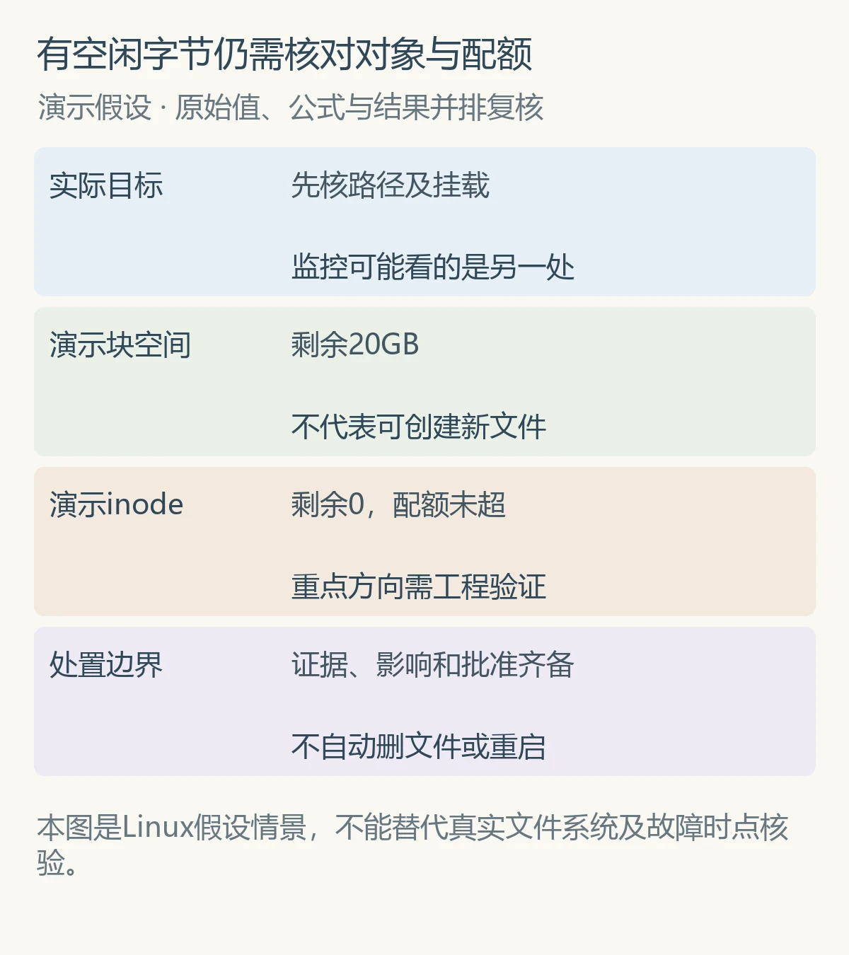 有空闲字节仍需核对对象与配额